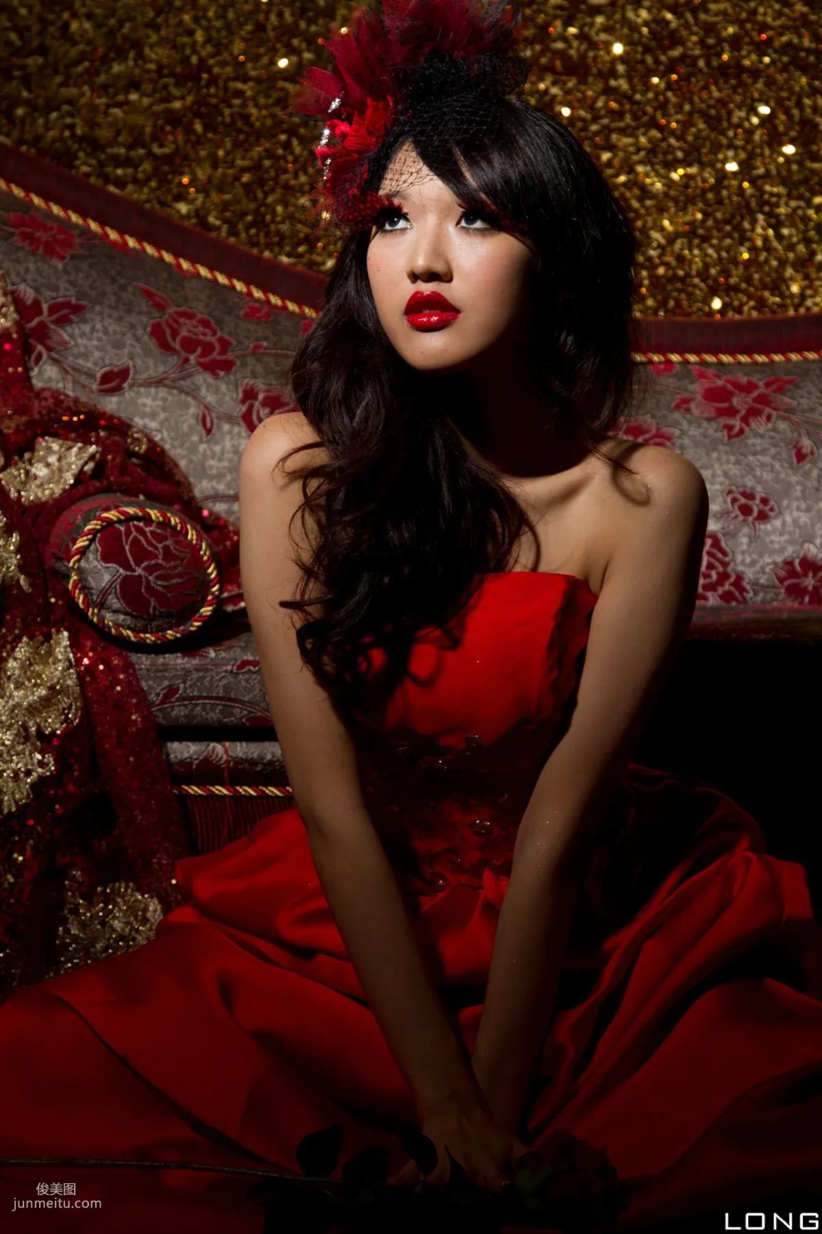 陈玮廷/腿模Jill《婚紗之紅》写真集16