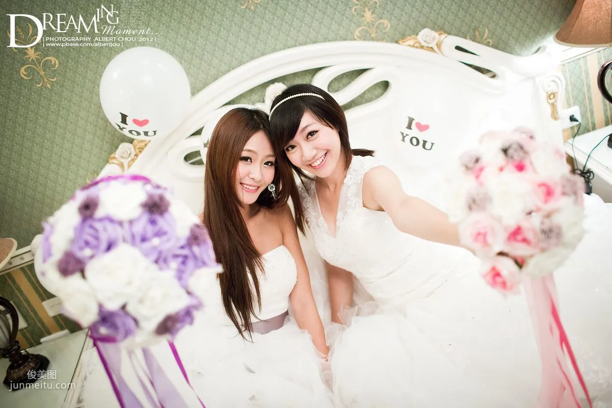 Taiwan Internet Celebrity Winnie Xiaoxue Qingjing Autumn Dream Moment Wedding Dress Chapter Photo Set photo 83