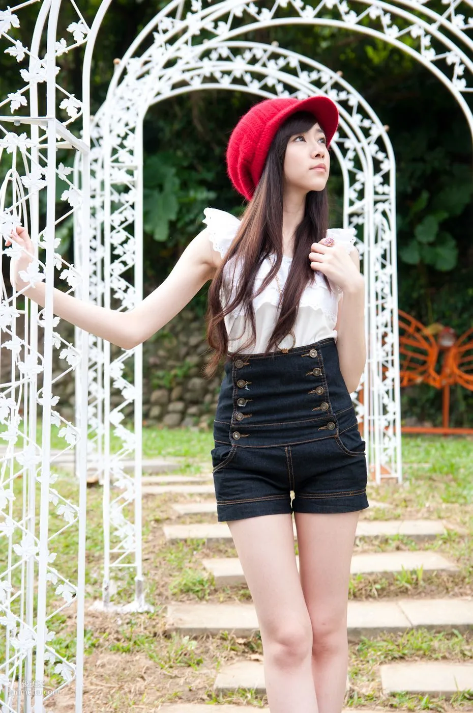 Taiwan Pure Beauty Mika Water Museum Street Snap Photo Set photo 53