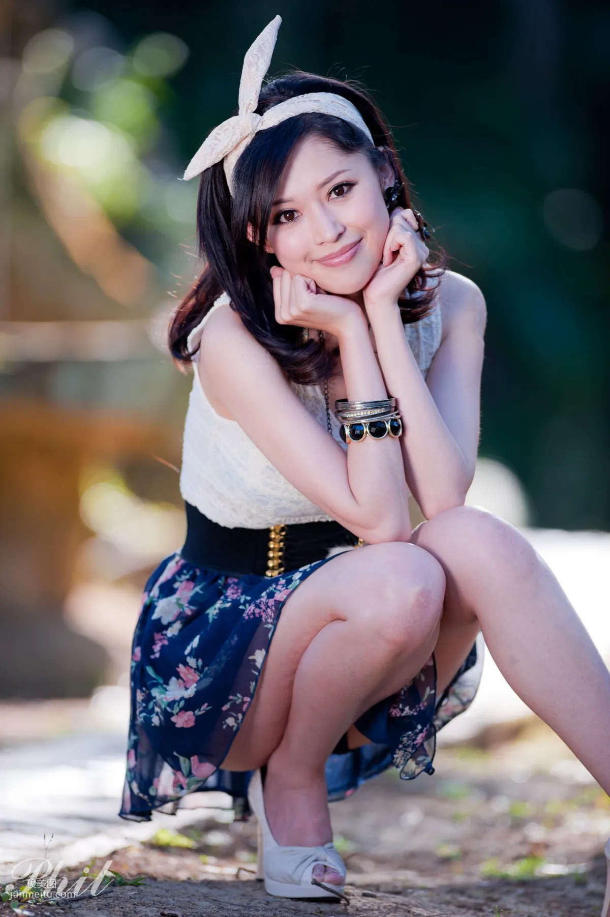 Beautyleg Leg Model Avy Dress Park Outdoor Shoot Photo Set photo 41