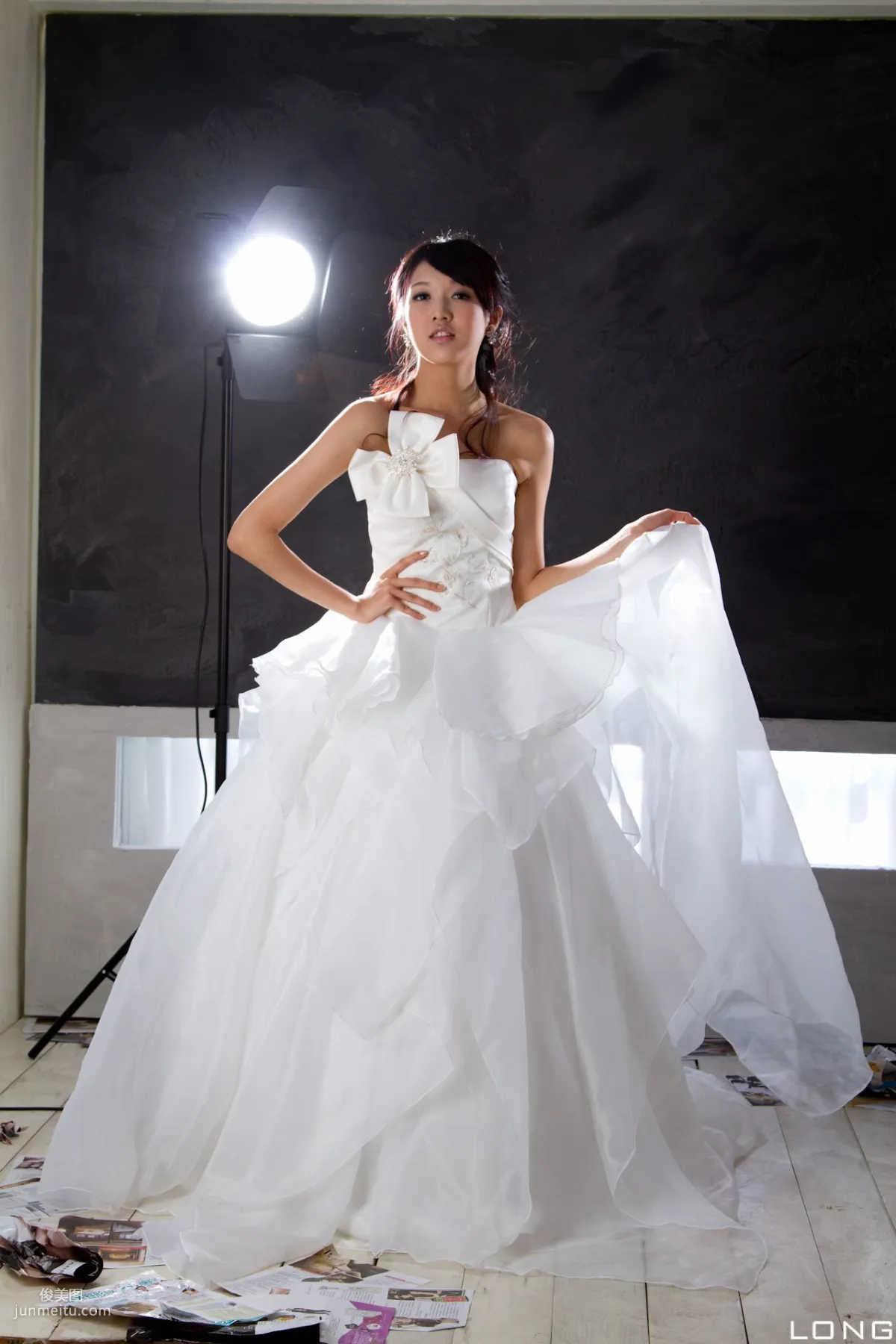 Taiwan Beauty Model Chen Weiting Jill "Wedding Dress White" Photo Set photo 4