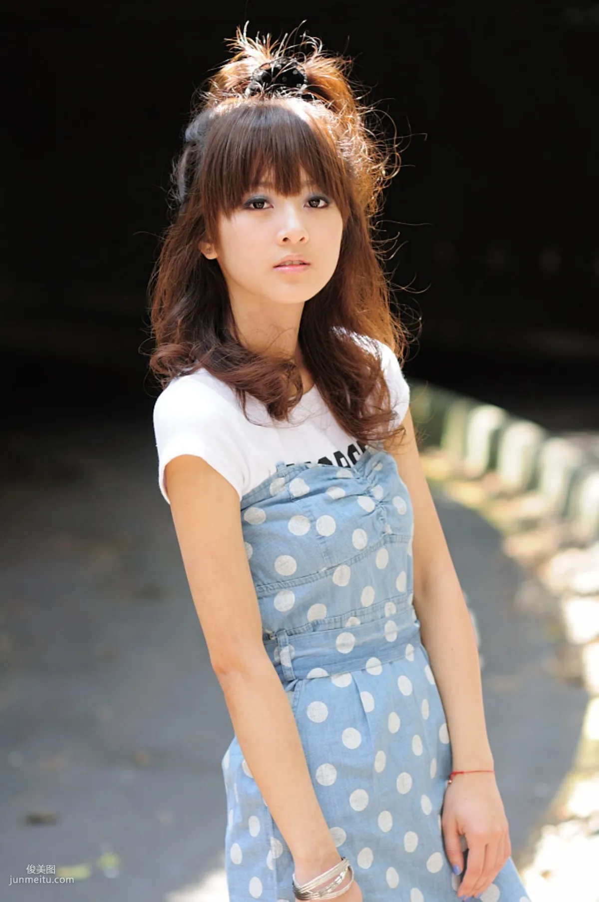 Taiwan Internet Celebrity Guozi MM, Children's Traffic Museum Street Snap Photo Set photo 19