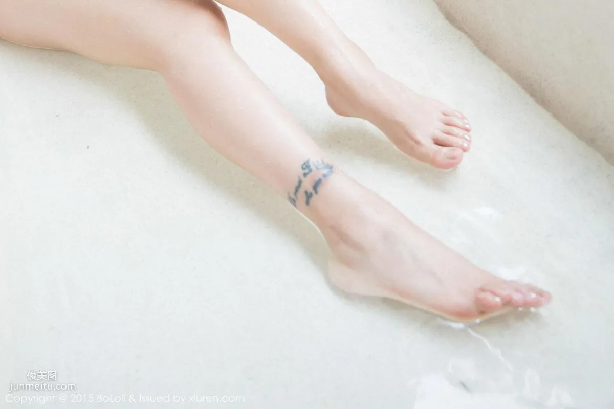 Duo Bi dobby Fresh and Light School Swimsuit + Swimwear [Boluoshe] Vol.022 Photo Set photo 30