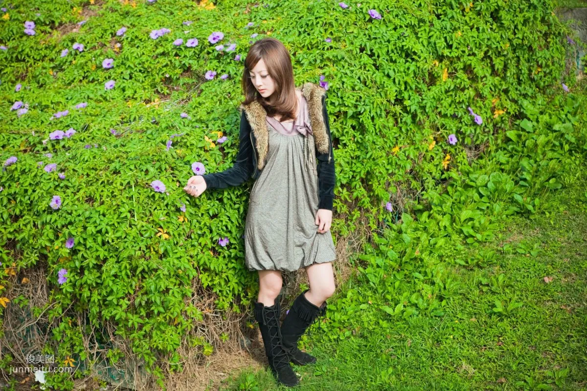 Guo Zi MM/Zhang Kaijie, Sisi South Village + Daan Forest Park Outdoor Shoot Photo Set photo 36