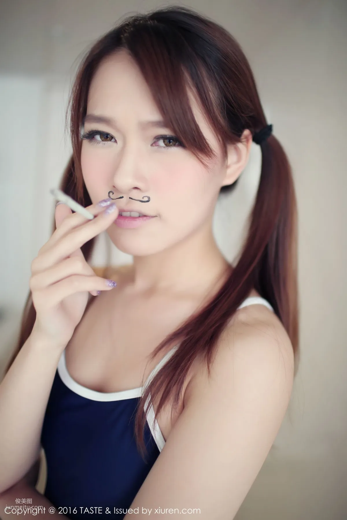Carol Jiang, Cat-Ear Girl Kitchen Show + School Swimsuit Series [Wanwei Life] Vol.005 Photo Set photo 48