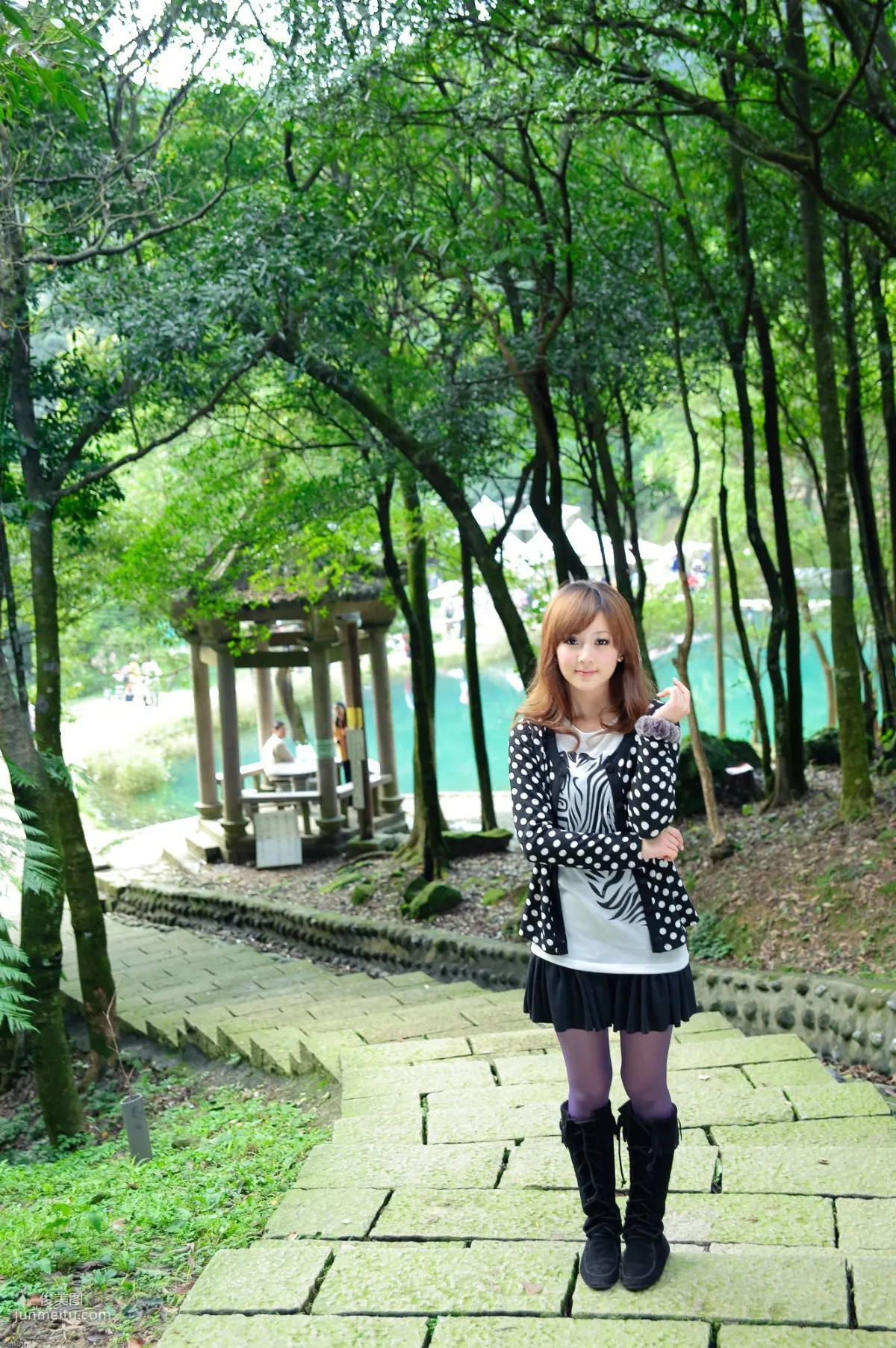 Taiwan Goddess Guozi MM Xinshan Menghu Outdoor Shoot Photo Set photo 4