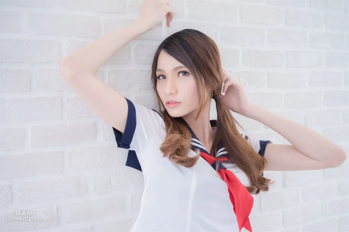 台灣正妹Candice蔡譯心《清新水手服學妹》寫真集 19