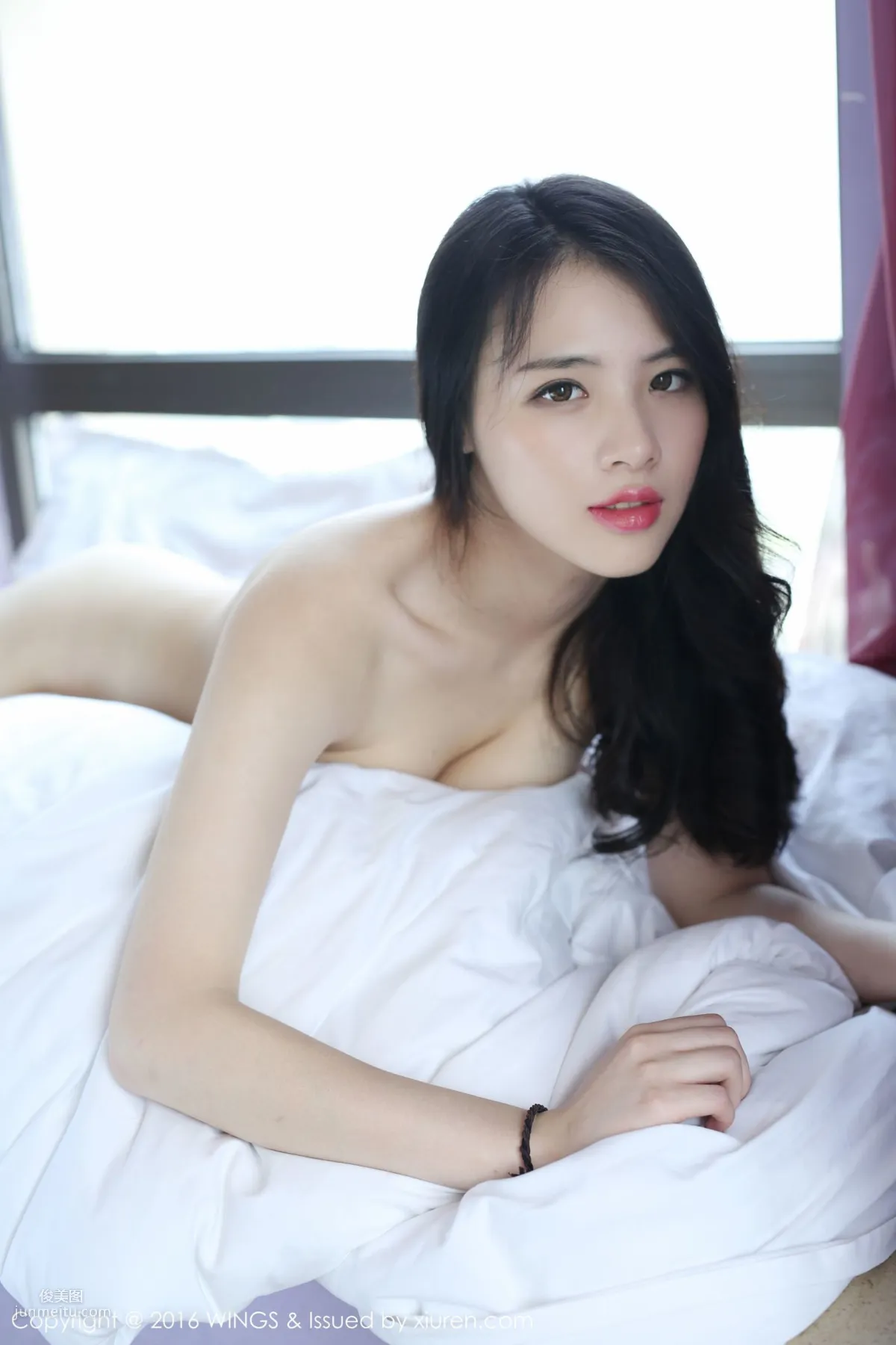 Shu Linpei《Policewoman Uniform Temptation + Lingerie + Lace Stockings》 [WingS] Vol.009 Photo Set photo 31