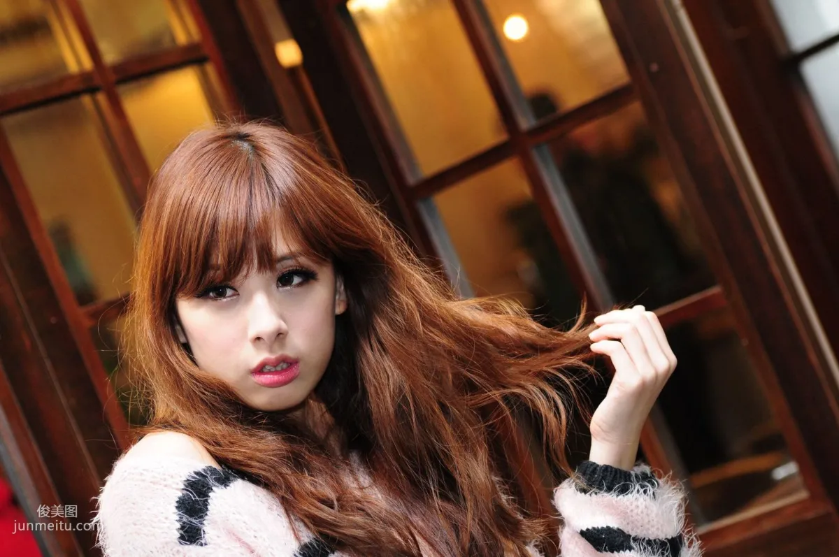 Taiwan Beauty Xiao Mi Kate su, Fresh Outdoor Shoot Photo Collection photo 60