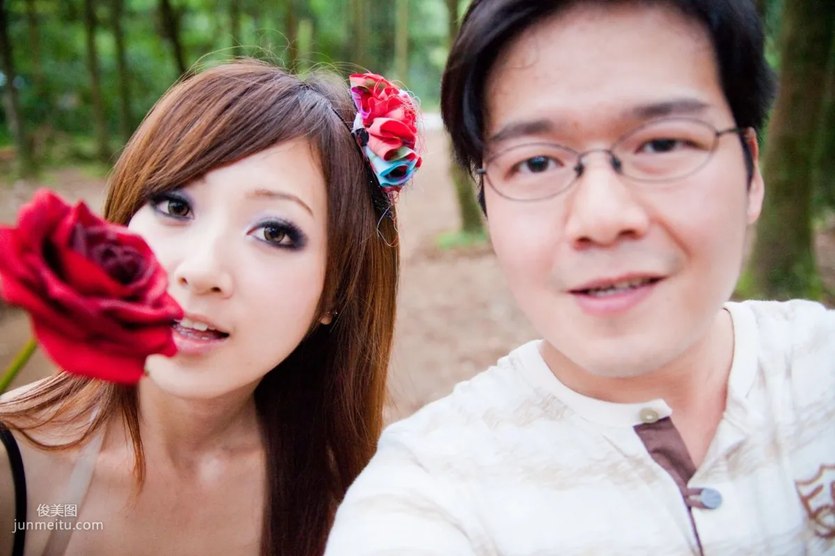 Mikako/Zhang Kaijie White Waltz x Black Obsession Yangmingshan Zhuzihu Outdoor Shoot Photo Set photo 120
