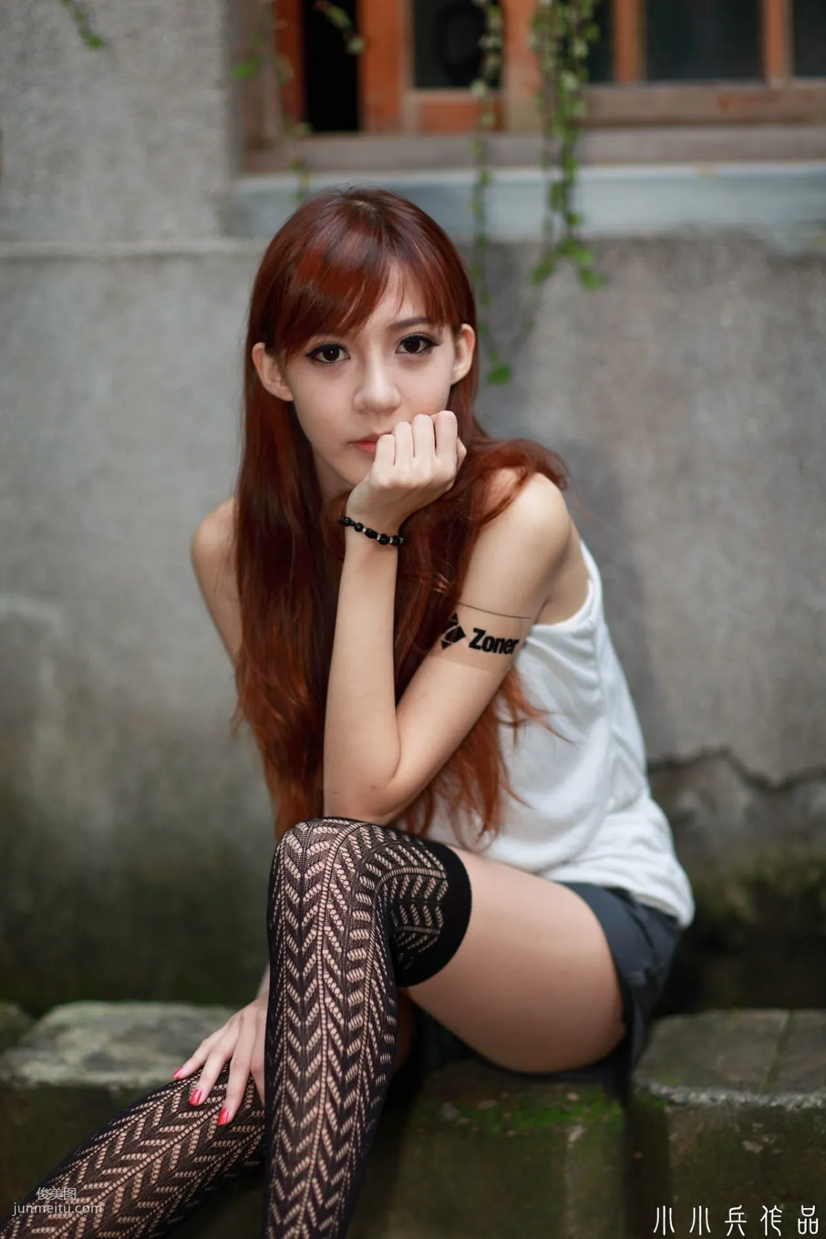 Taiwan Beauty Ning Meng, Fresh and Sweet Outdoor Photo Collection photo 50