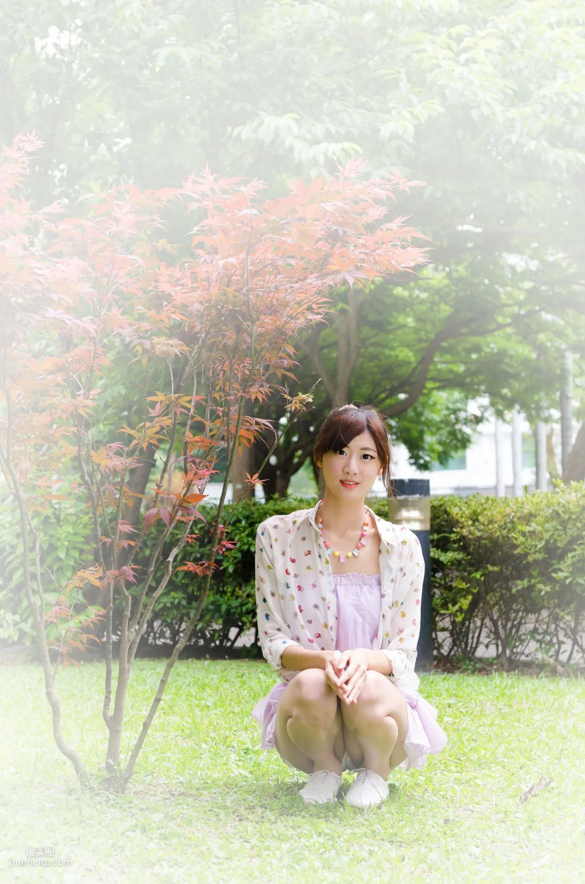 Taiwan Model Queena / Lin Mojing, Park Outdoor Shoot Photo Set photo 44