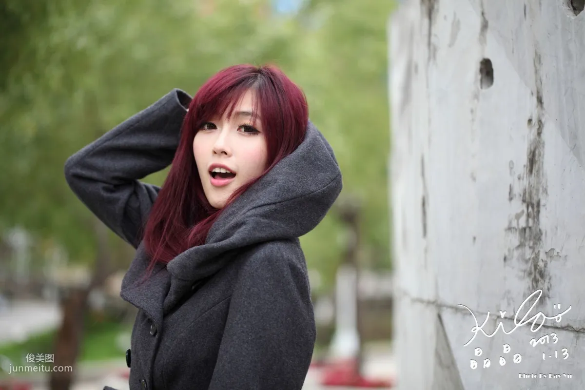 Kila Jingjing/Jin Yunqiao, Street Snap Winter Trench Coat Series Photo Set photo 44