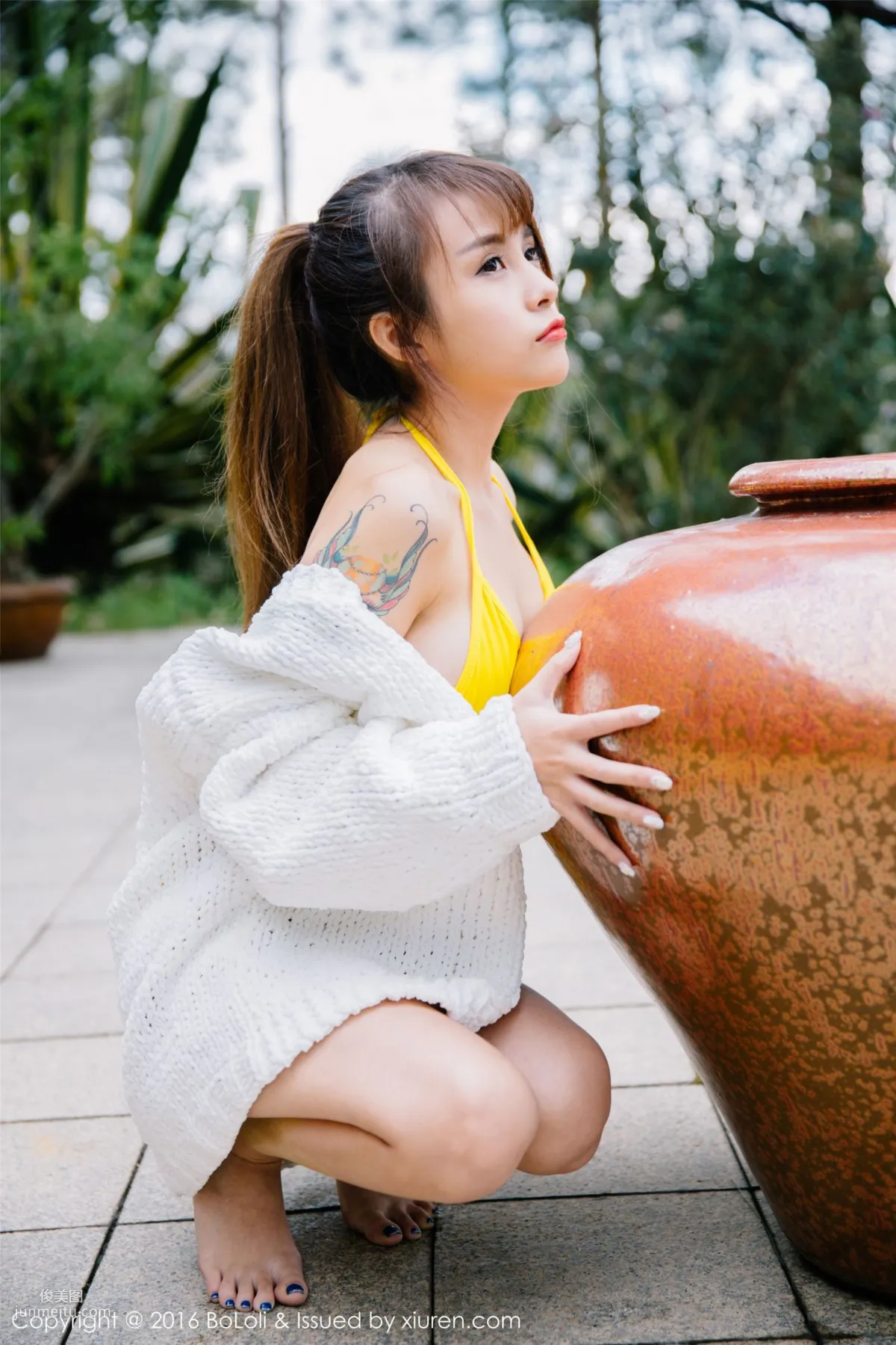 Xia Meijiang 'Vietnam Da Lat Travel Shoot' Bikini + School Swimsuit [BoLoli Boluoshe] Vol.089 Photo Set photo 18