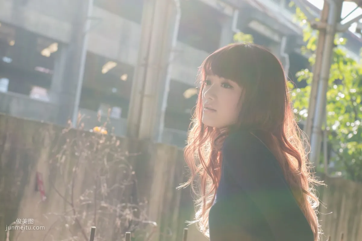 Taiwan Beauty Lin Gangyi Didy, Ruined Station Beautiful Outdoor Shoot, Photo Set photo 49