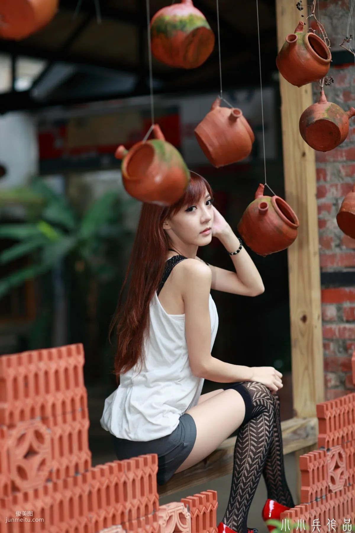 Taiwan Beauty Ning Meng, Fresh and Sweet Outdoor Photo Collection photo 29