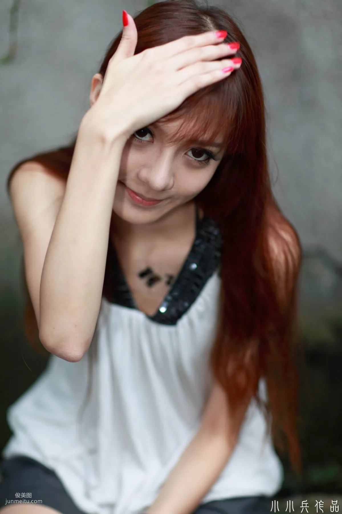 Taiwan Beauty Ning Meng, Fresh and Sweet Outdoor Photo Collection photo 36