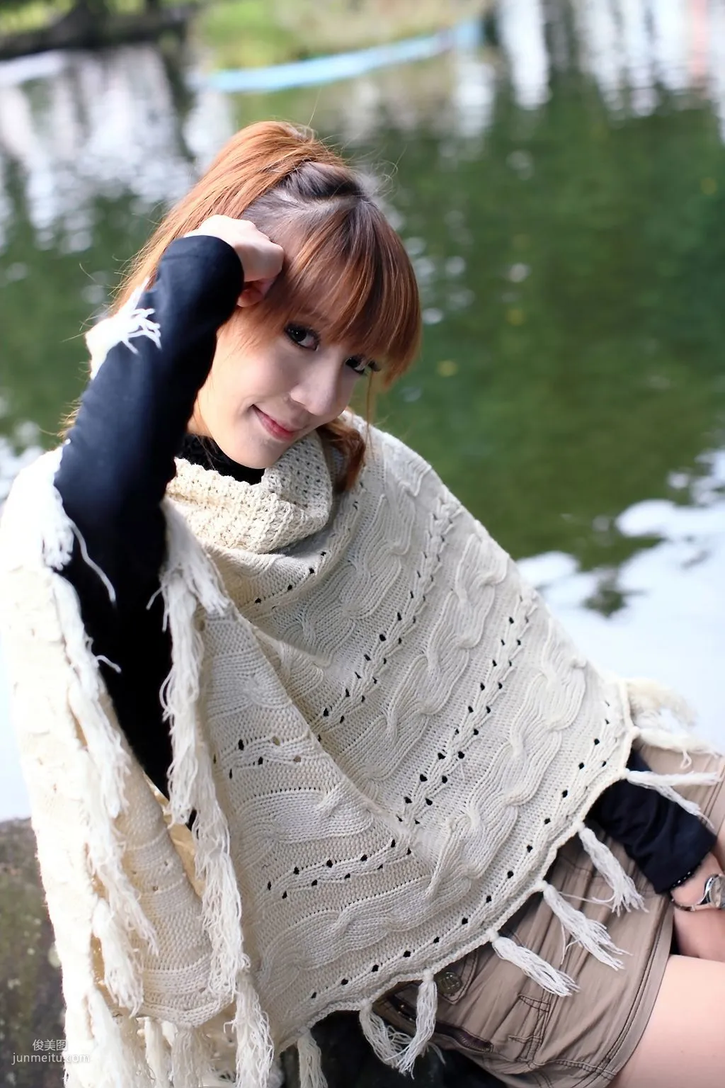 Taiwan Beauty Ning Meng, Fresh and Sweet Outdoor Photo Collection photo 18