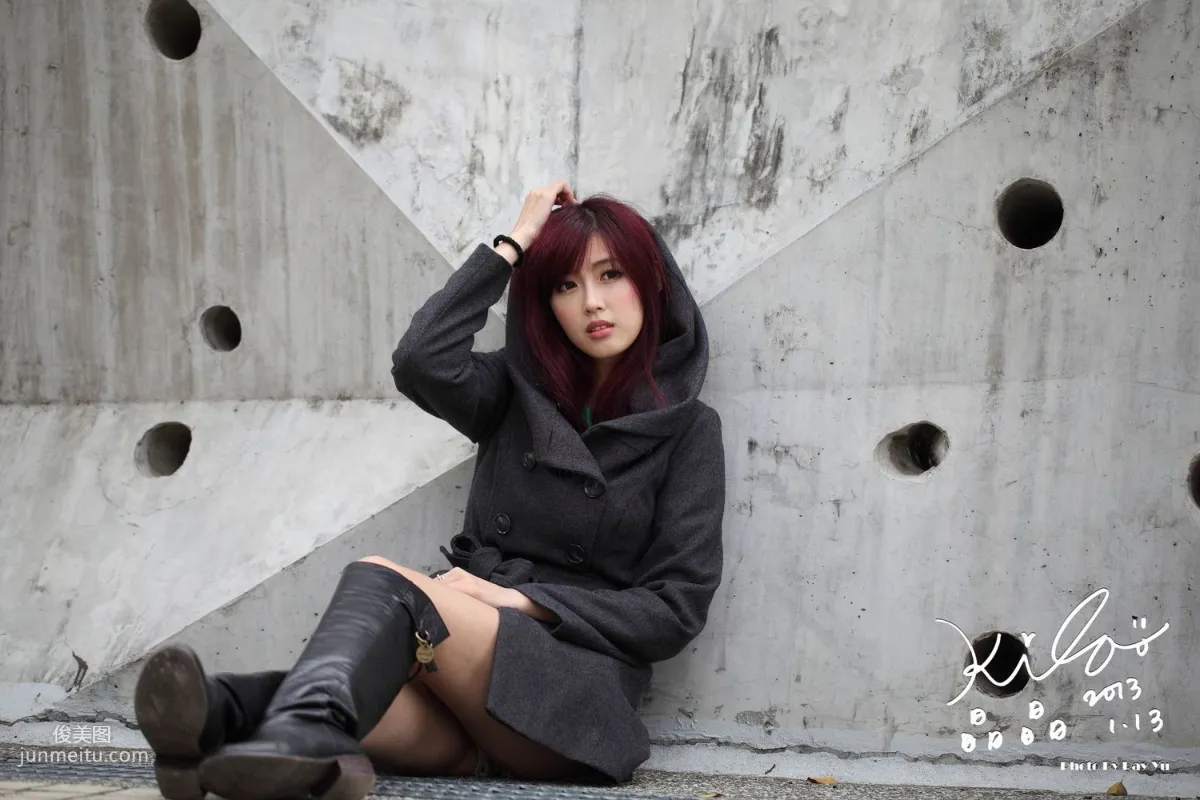 Kila Jingjing/Jin Yunqiao, Street Snap Winter Trench Coat Series Photo Set photo 88