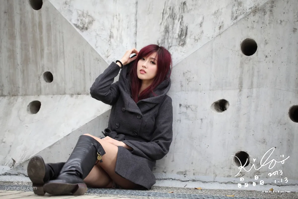 Kila Jingjing/Jin Yunqiao, Street Snap Winter Trench Coat Series Photo Set photo 87