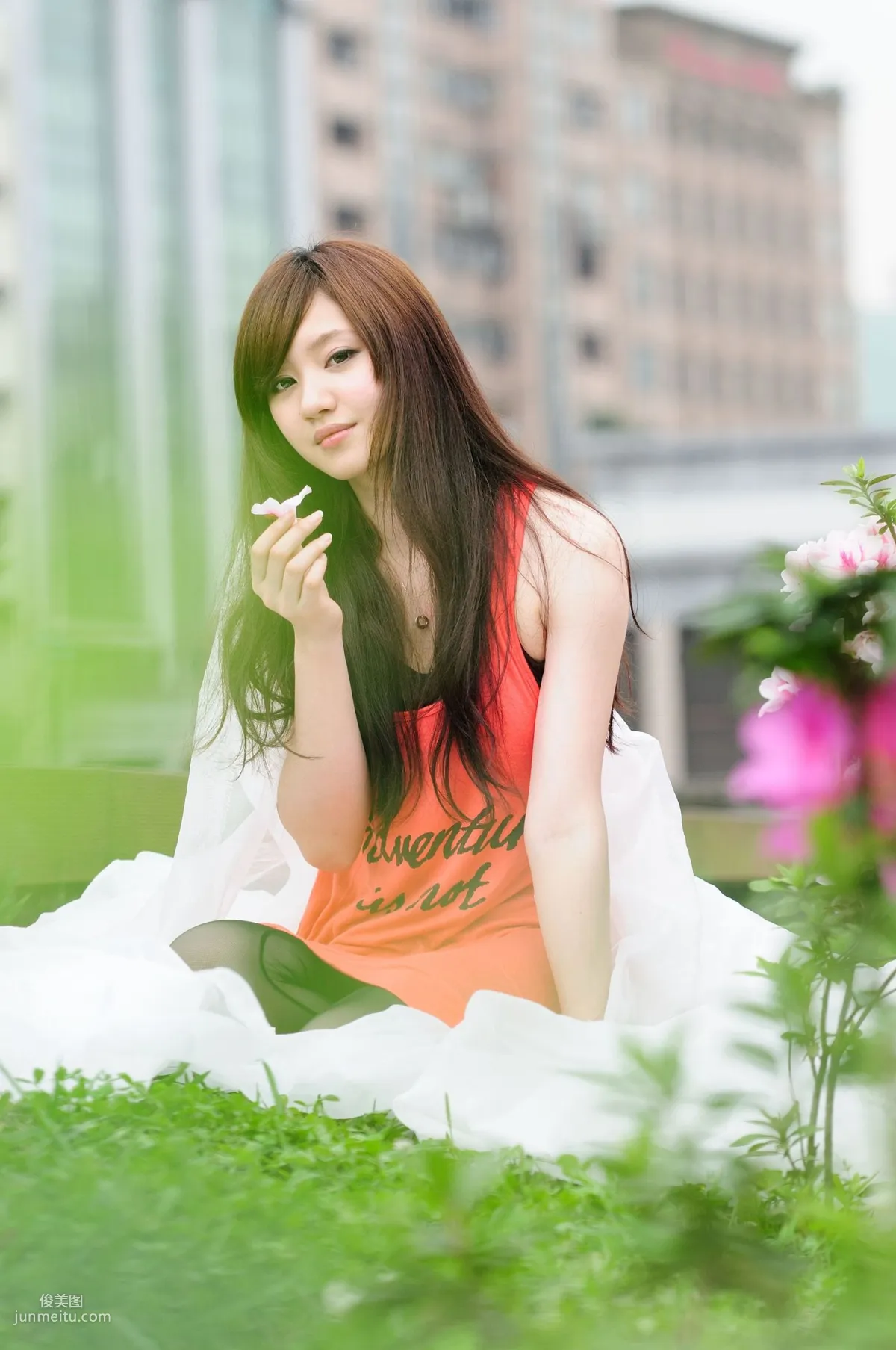 Taiwan Beauty Xiao Ya, Black Stockings Beauty Street Snap Photo Set photo 15