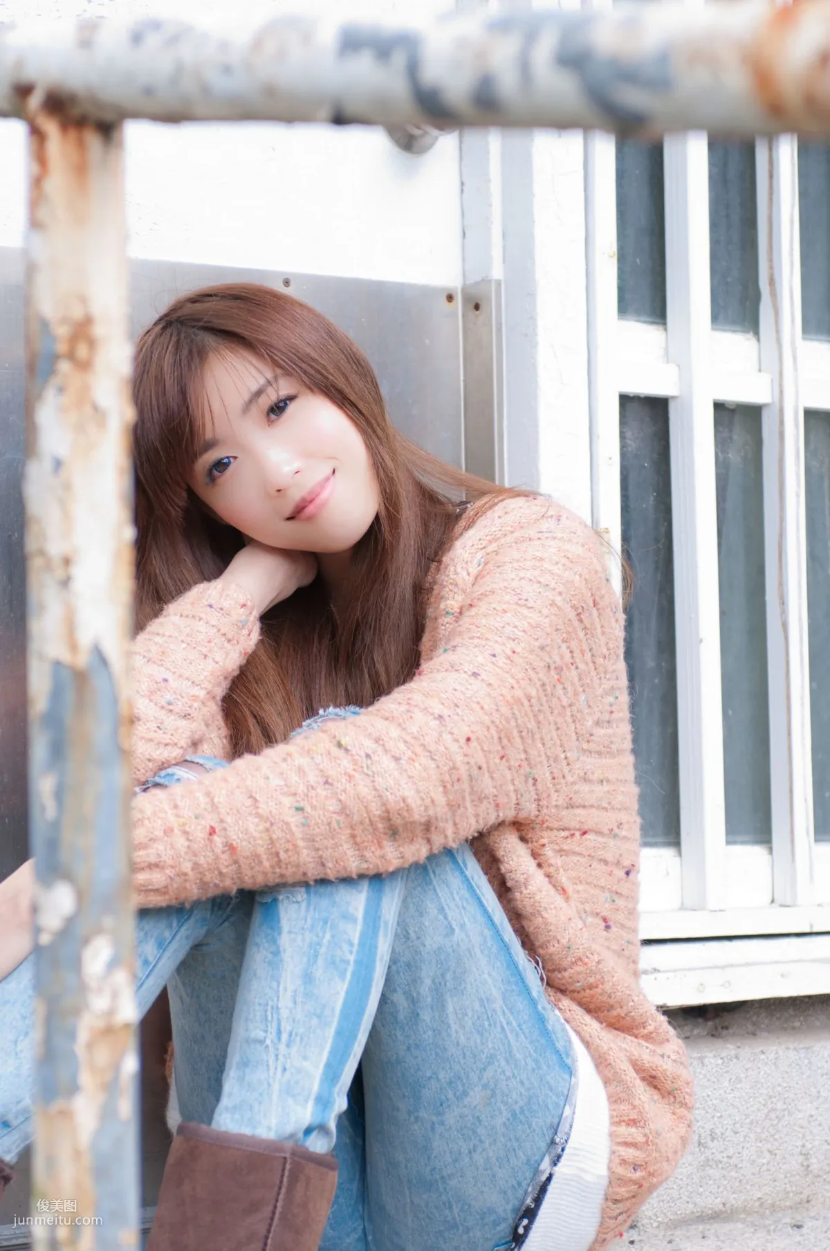 Liao Tingling/Kila Jingjing, Denim and Beautiful Legs Series Pictures, Photo Set Collection photo 1