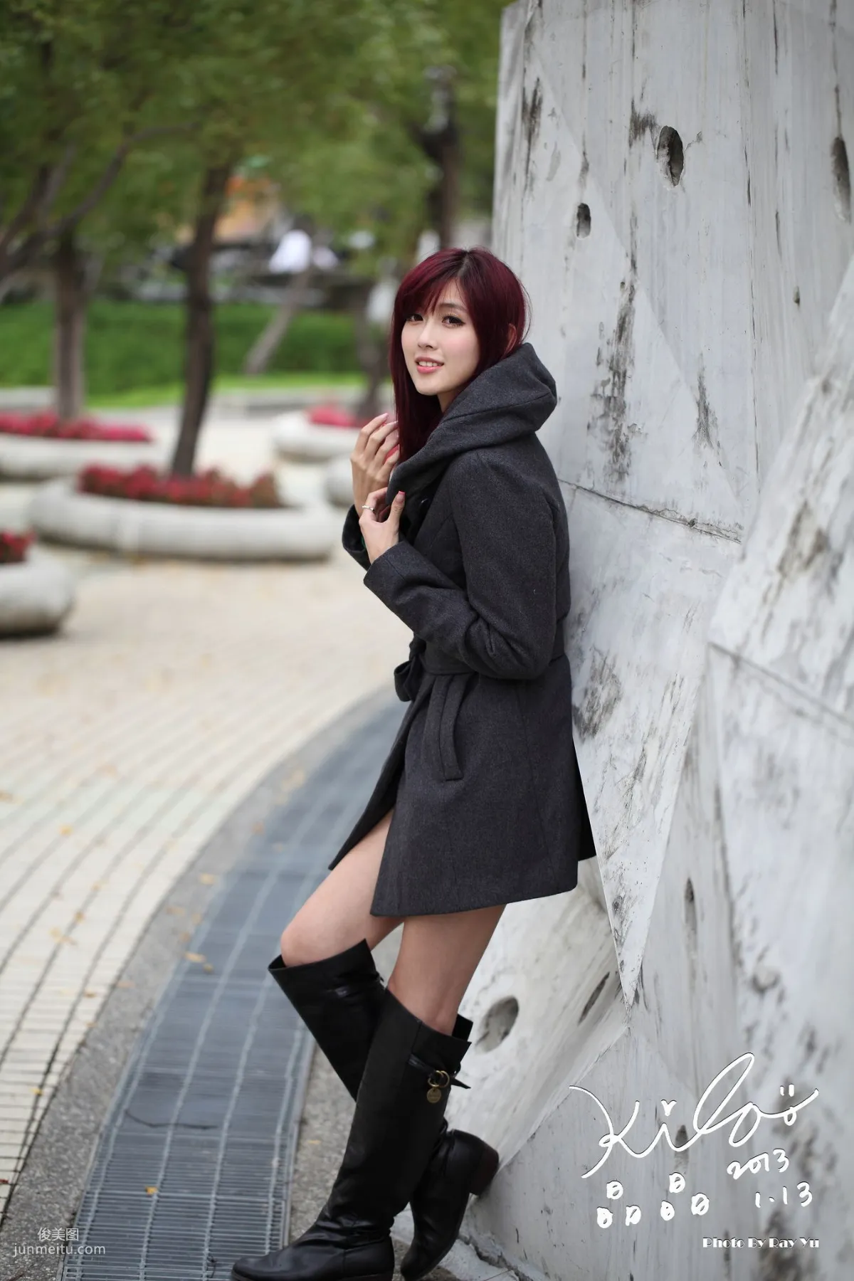 Kila Jingjing/Jin Yunqiao, Street Snap Winter Trench Coat Series Photo Set photo 46