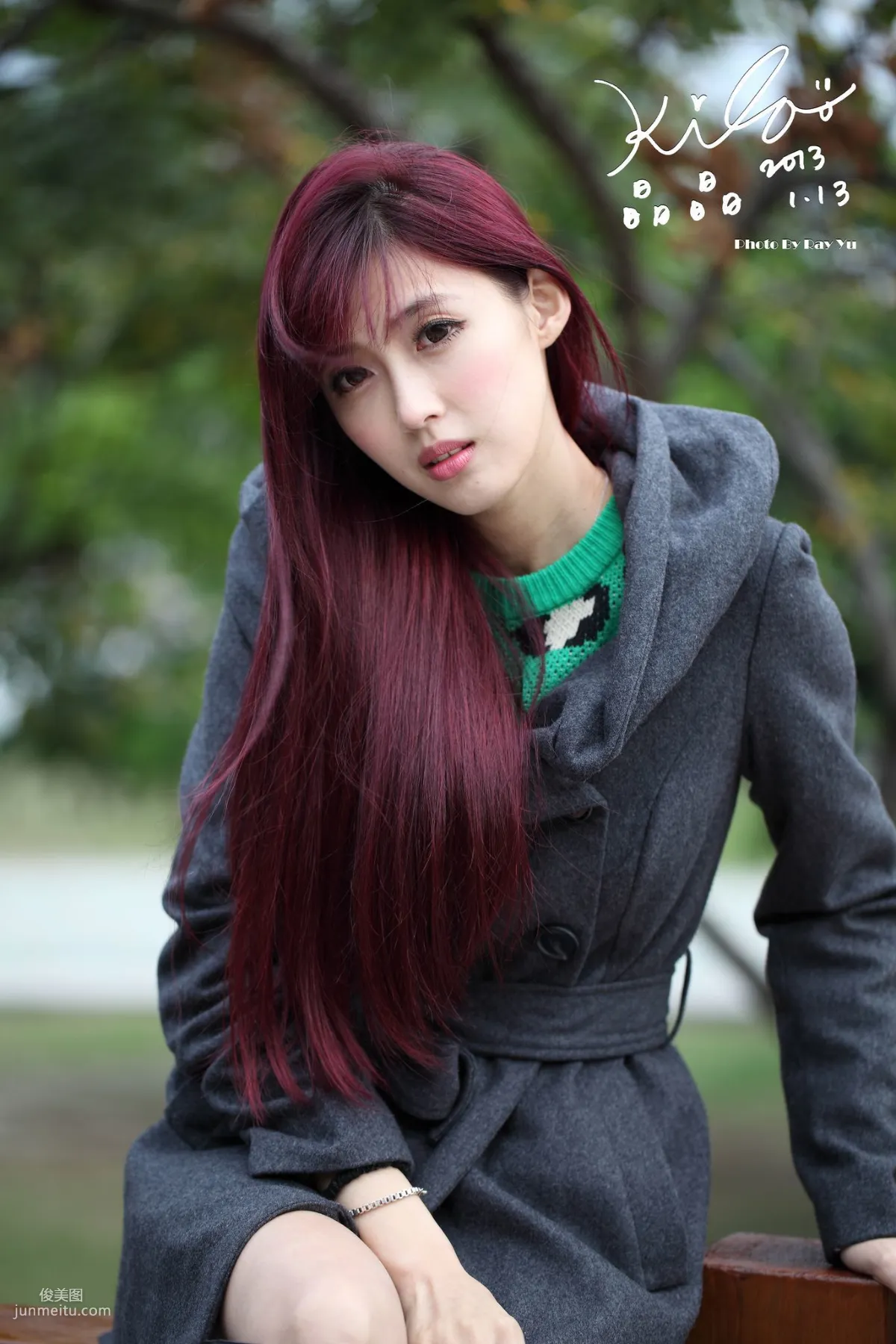 Kila Jingjing/Jin Yunqiao, Street Snap Winter Trench Coat Series Photo Set photo 5