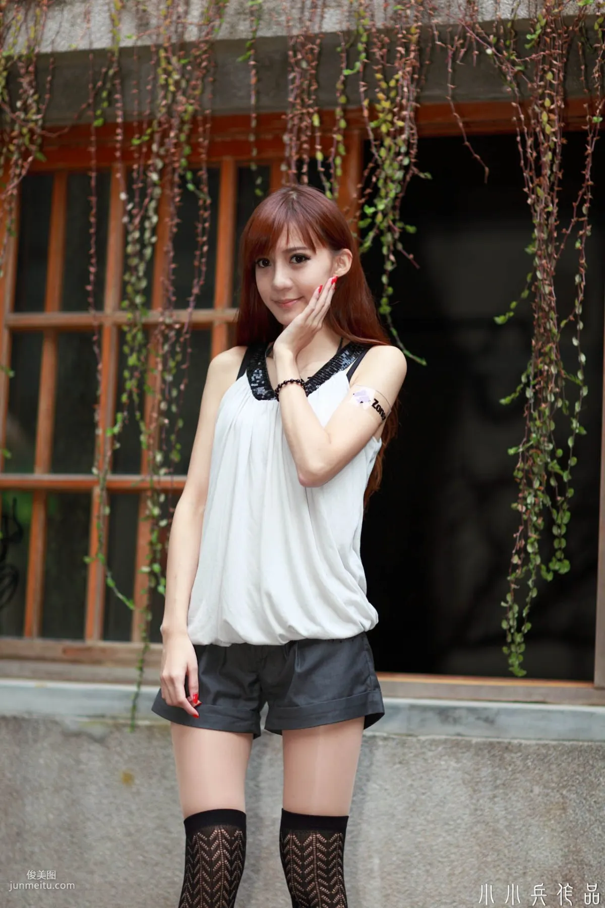 Taiwan Beauty Ning Meng, Fresh and Sweet Outdoor Photo Collection photo 49