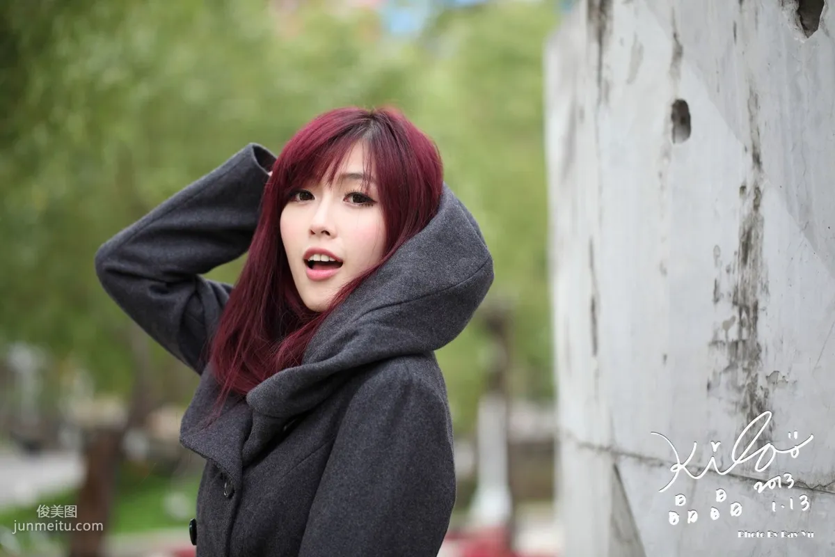 Kila Jingjing/Jin Yunqiao, Street Snap Winter Trench Coat Series Photo Set photo 45