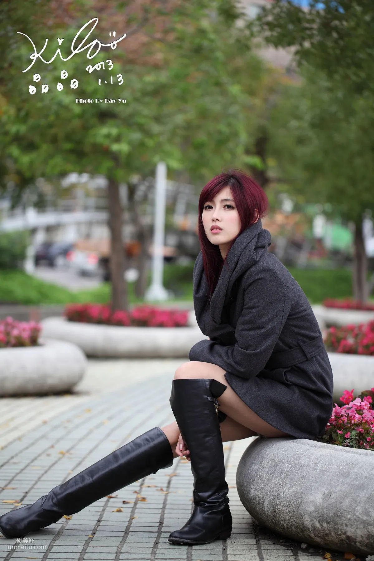 Kila Jingjing/Jin Yunqiao, Street Snap Winter Trench Coat Series Photo Set photo 23