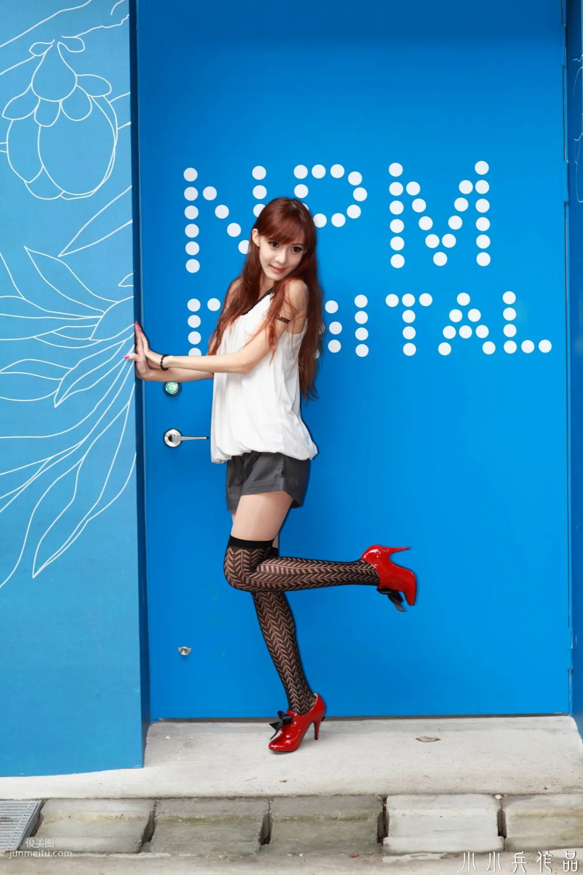 Taiwan Beauty Ning Meng, Fresh and Sweet Outdoor Photo Collection photo 38