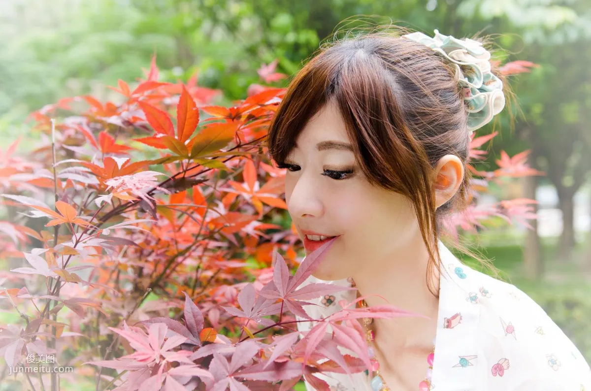 Taiwan Model Queena / Lin Mojing, Park Outdoor Shoot Photo Set photo 56