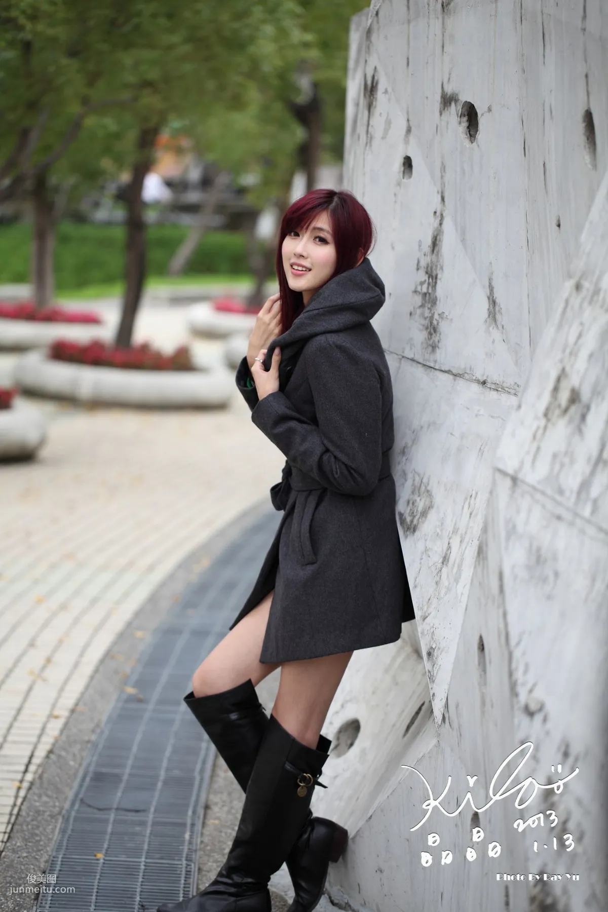 Kila Jingjing/Jin Yunqiao, Street Snap Winter Trench Coat Series Photo Set photo 47