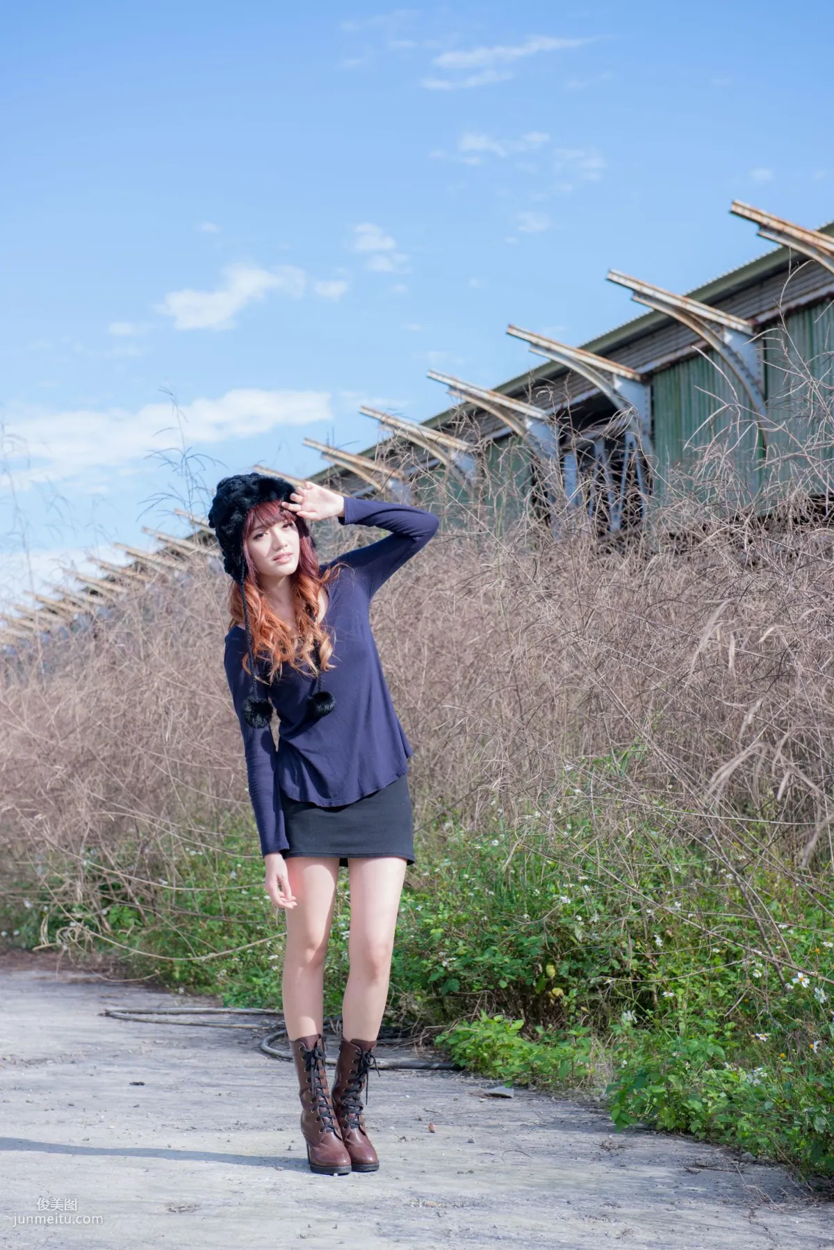 Taiwan Beauty Lin Gangyi Didy, Ruined Station Beautiful Outdoor Shoot, Photo Set photo 20