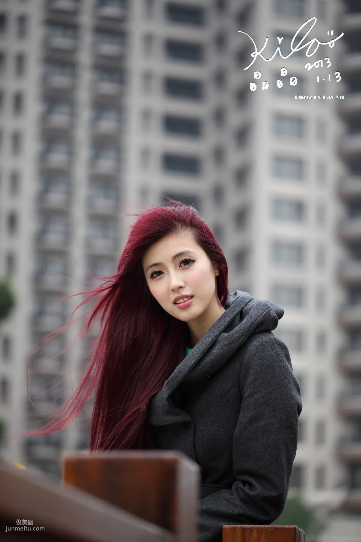 Kila Jingjing/Jin Yunqiao, Street Snap Winter Trench Coat Series Photo Set photo 10