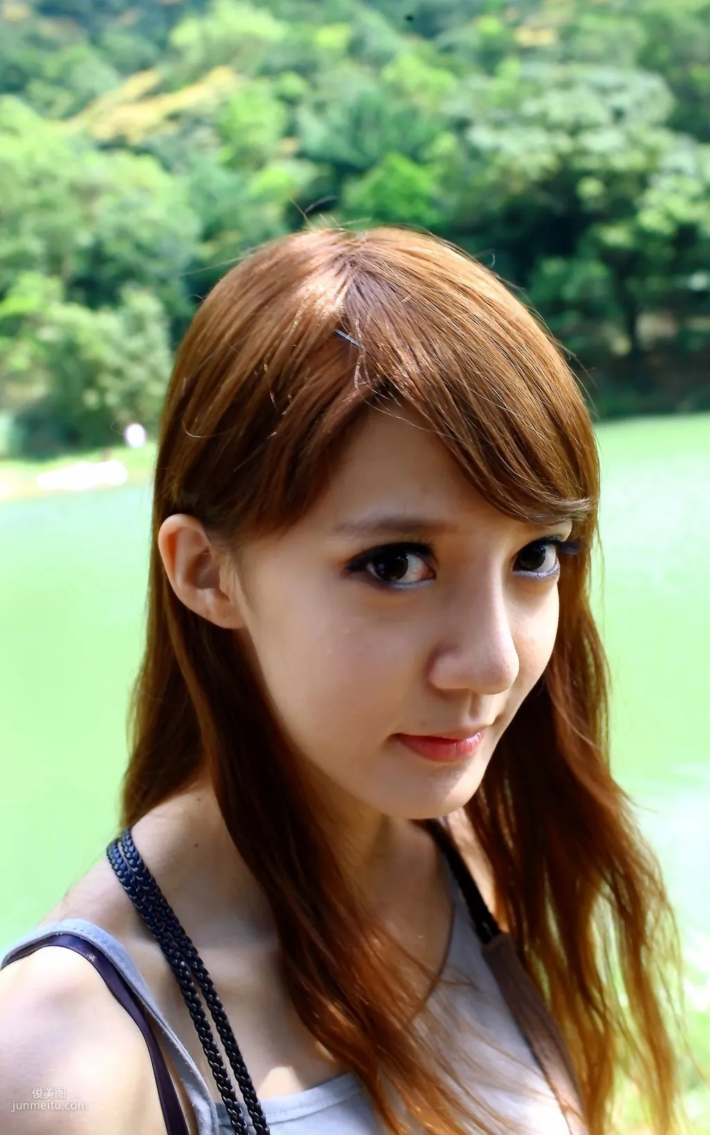 Taiwan Beauty Ning Meng, Fresh and Sweet Outdoor Photo Collection photo 3
