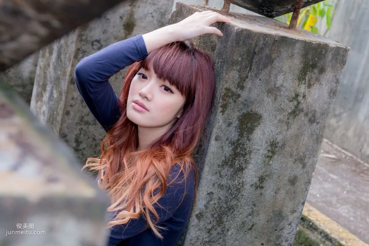Taiwan Beauty Lin Gangyi Didy, Ruined Station Beautiful Outdoor Shoot, Photo Set photo 33