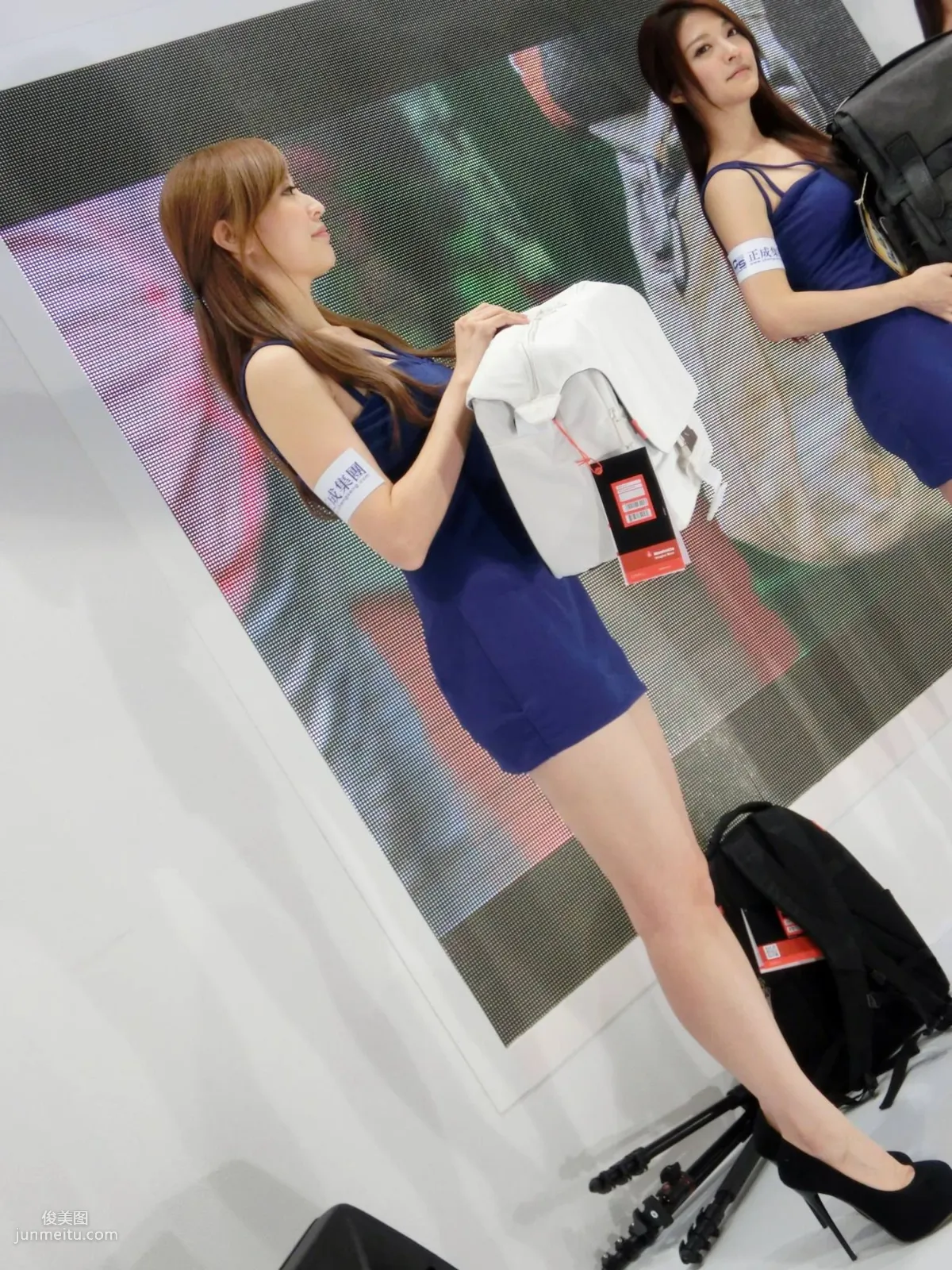 Model Ni Qianling, Taipei Photography Equipment Exhibition HD Event Set photo 29