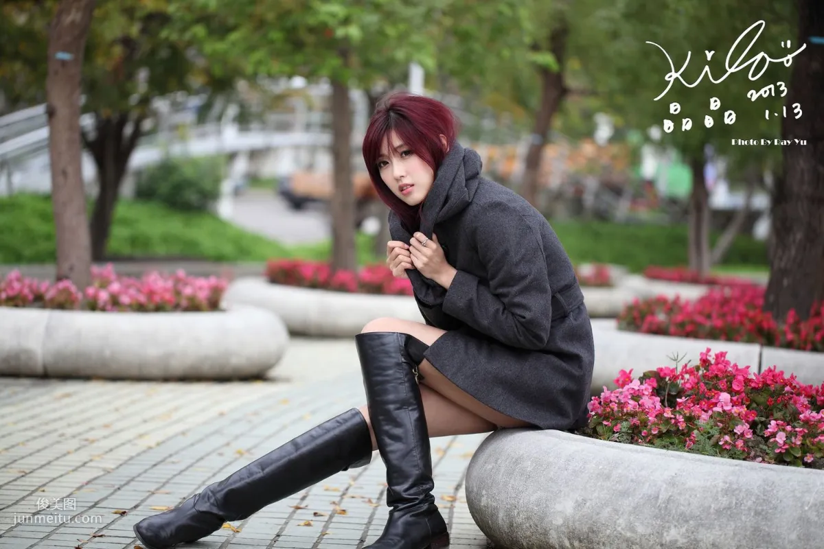 Kila Jingjing/Jin Yunqiao, Street Snap Winter Trench Coat Series Photo Set photo 22