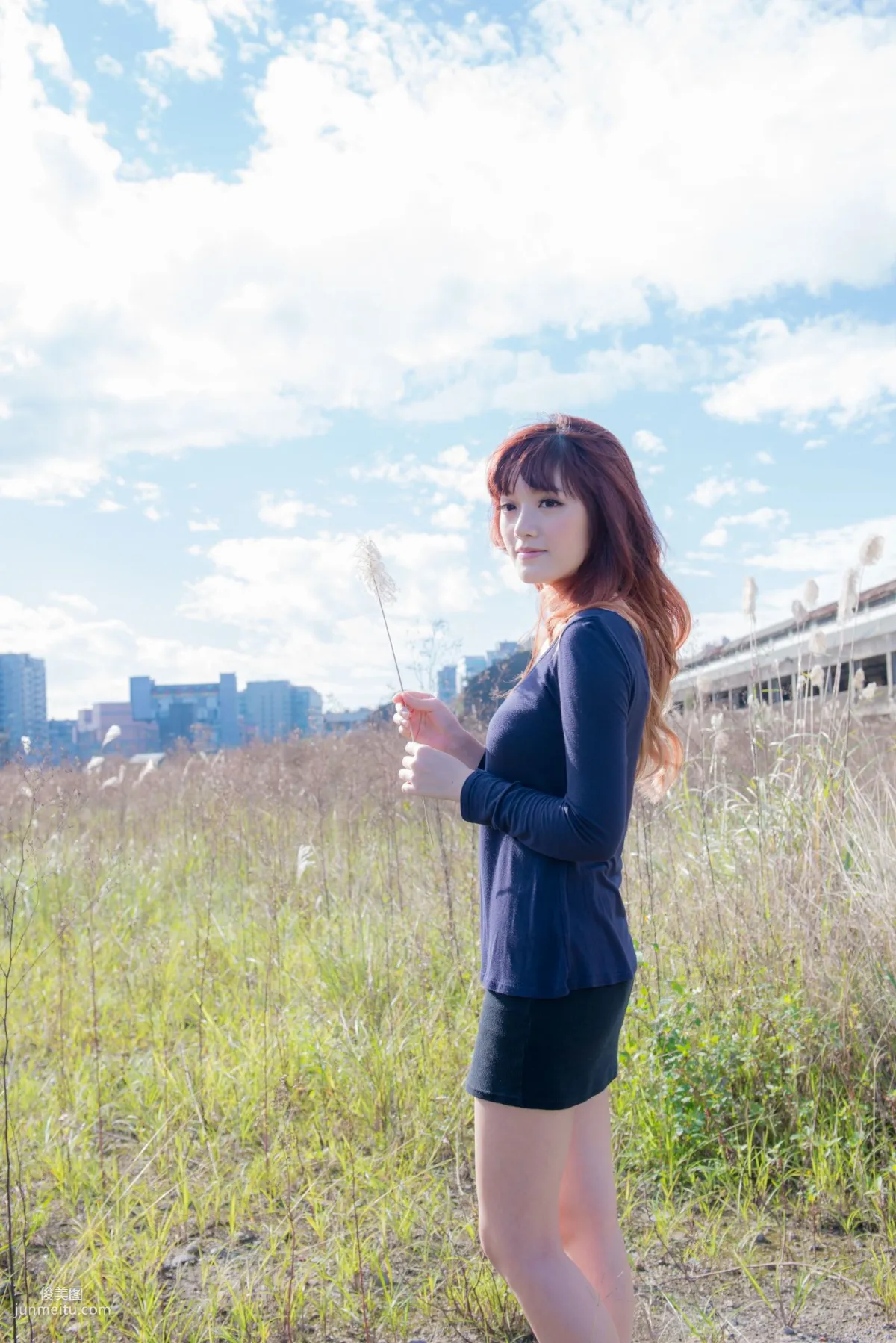 Taiwan Beauty Lin Gangyi Didy, Ruined Station Beautiful Outdoor Shoot, Photo Set photo 15