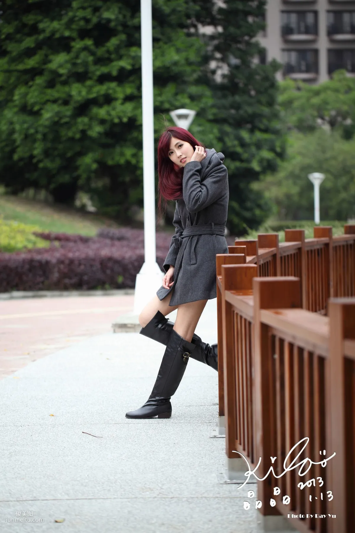 Kila Jingjing/Jin Yunqiao, Street Snap Winter Trench Coat Series Photo Set photo 72