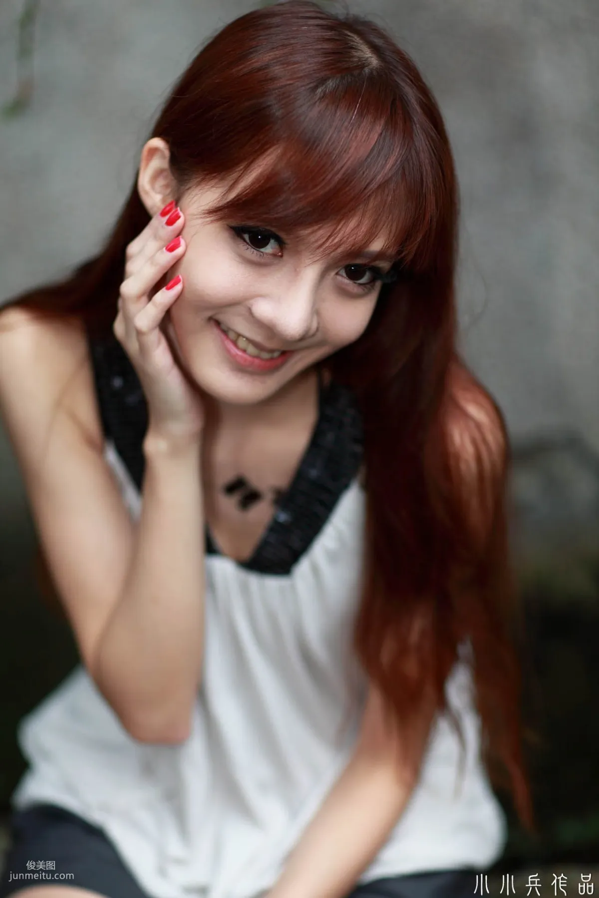 Taiwan Beauty Ning Meng, Fresh and Sweet Outdoor Photo Collection photo 53