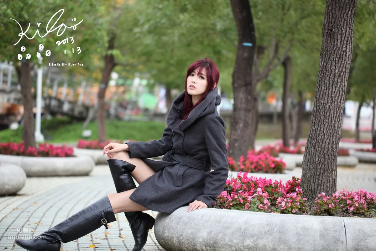 Kila Jingjing/Jin Yunqiao, Street Snap Winter Trench Coat Series Photo Set photo 24