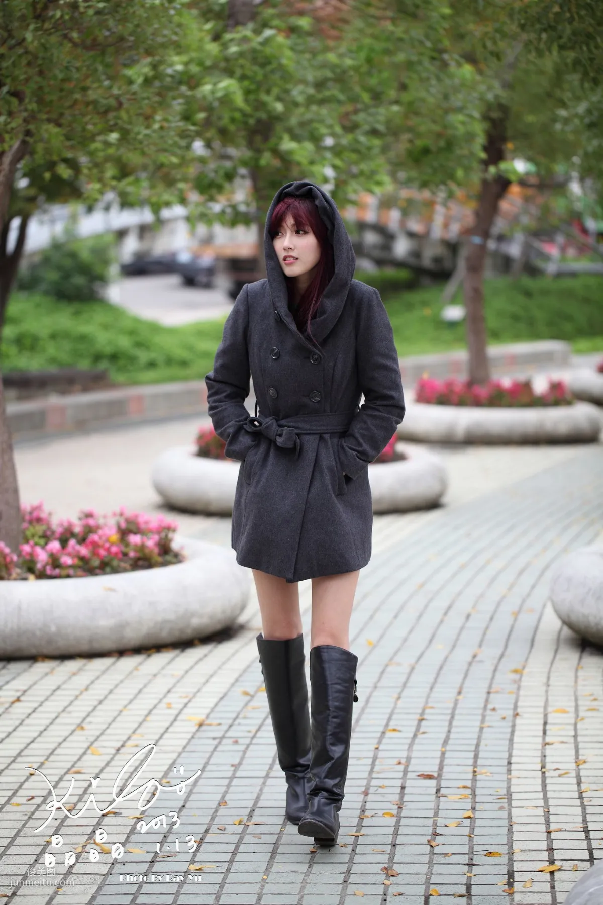 Kila Jingjing/Jin Yunqiao, Street Snap Winter Trench Coat Series Photo Set photo 79