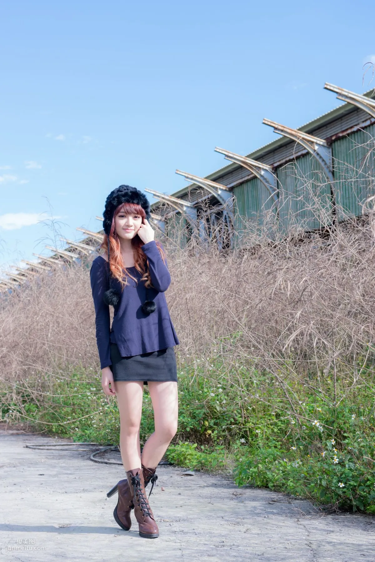 Taiwan Beauty Lin Gangyi Didy, Ruined Station Beautiful Outdoor Shoot, Photo Set photo 18
