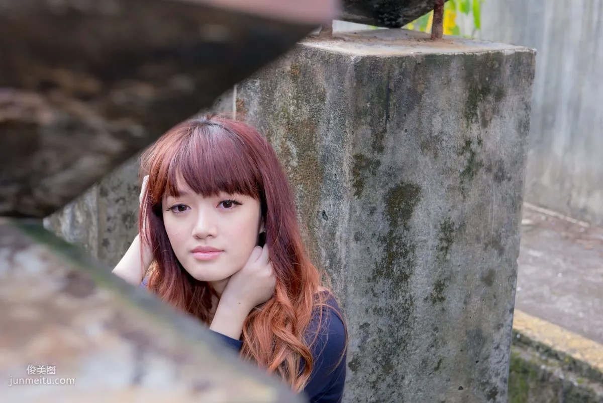 Taiwan Beauty Lin Gangyi Didy, Ruined Station Beautiful Outdoor Shoot, Photo Set photo 50