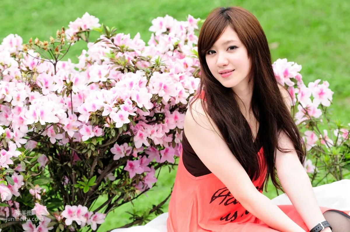 Taiwan Beauty Xiao Ya, Black Stockings Beauty Street Snap Photo Set photo 16