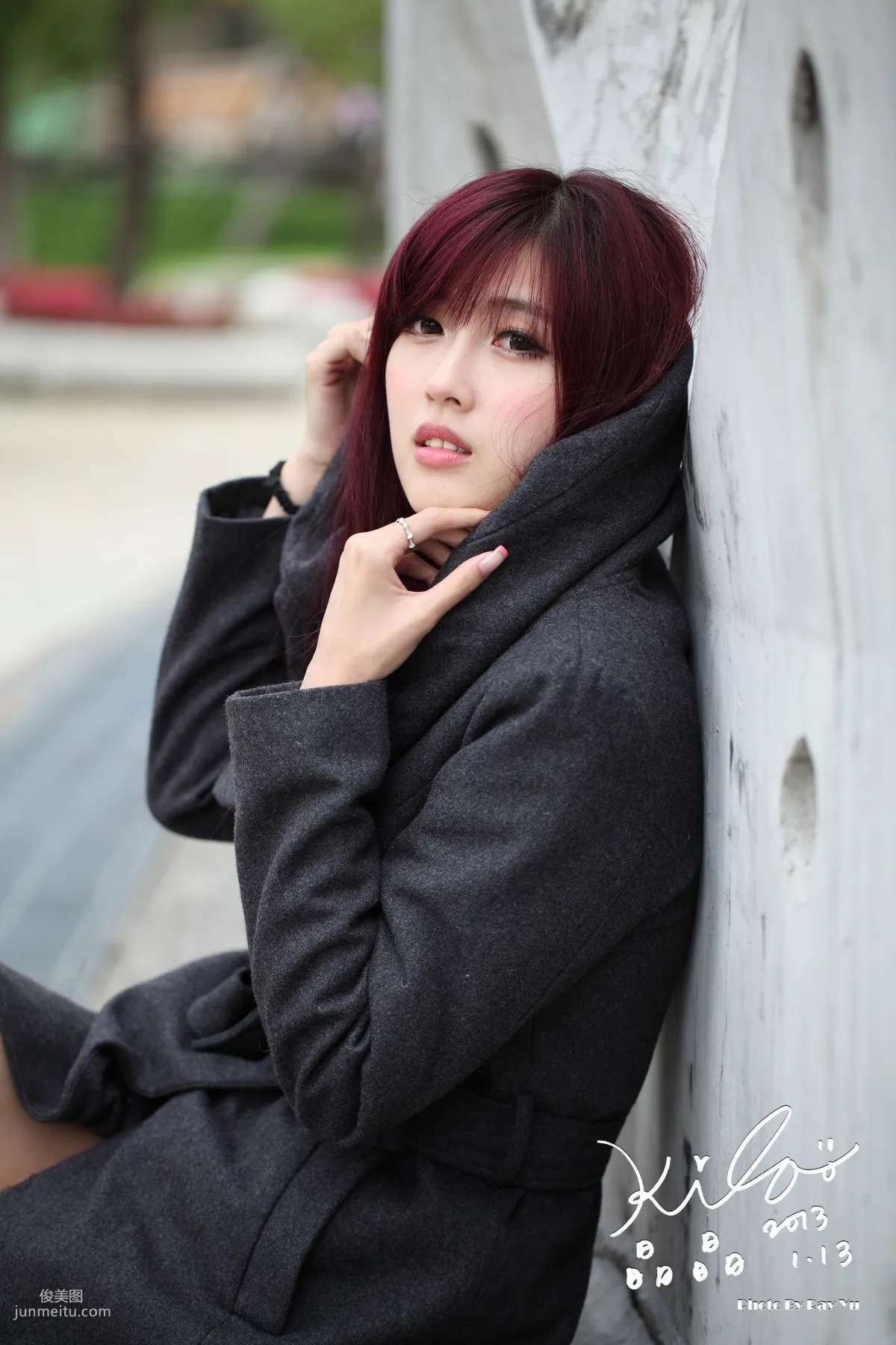 Kila Jingjing/Jin Yunqiao, Street Snap Winter Trench Coat Series Photo Set photo 31