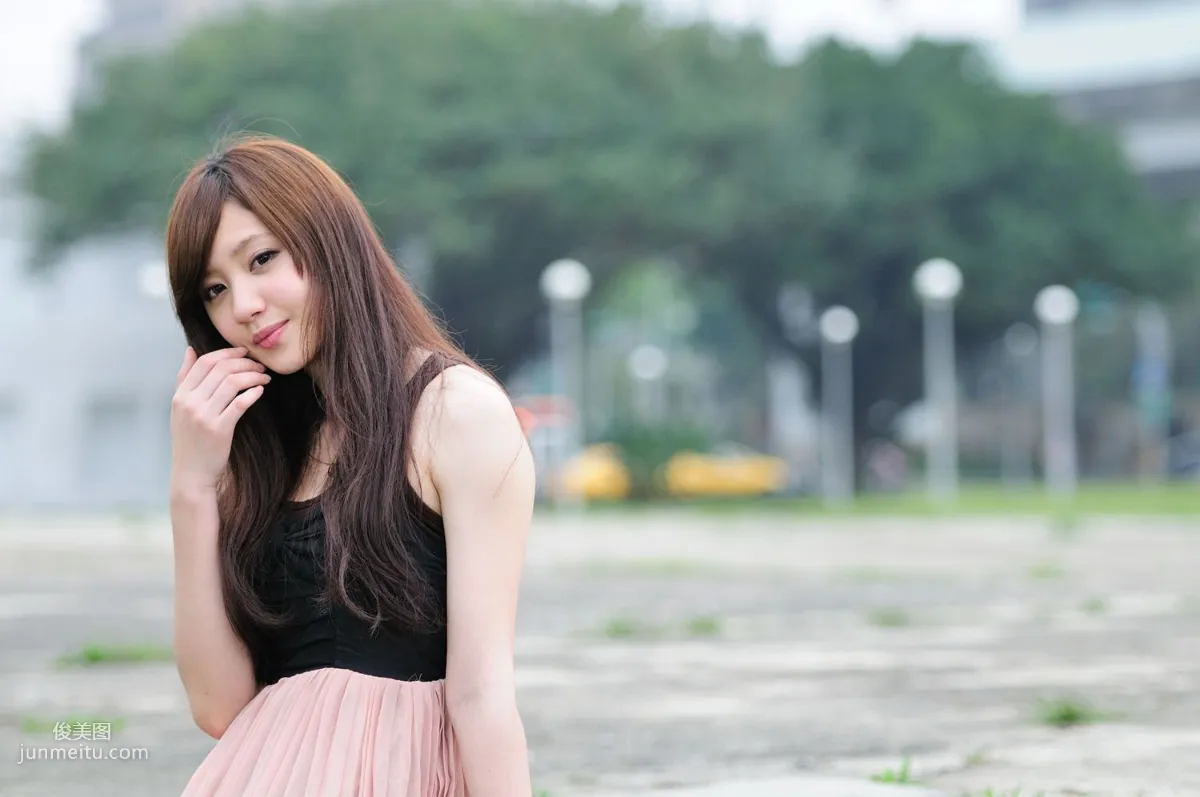 Taiwan Beauty Xiao Ya, Black Stockings Beauty Street Snap Photo Set photo 24